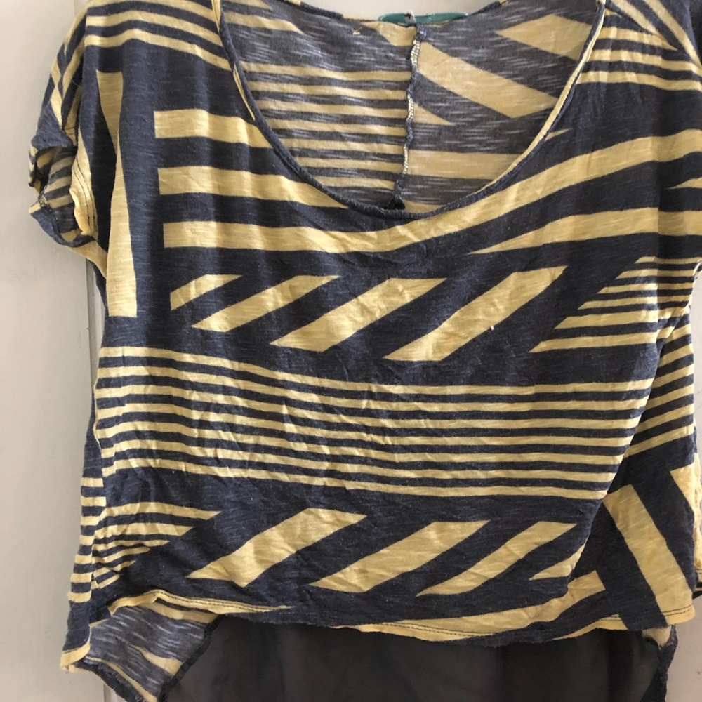 Cute yellow and gray shirt